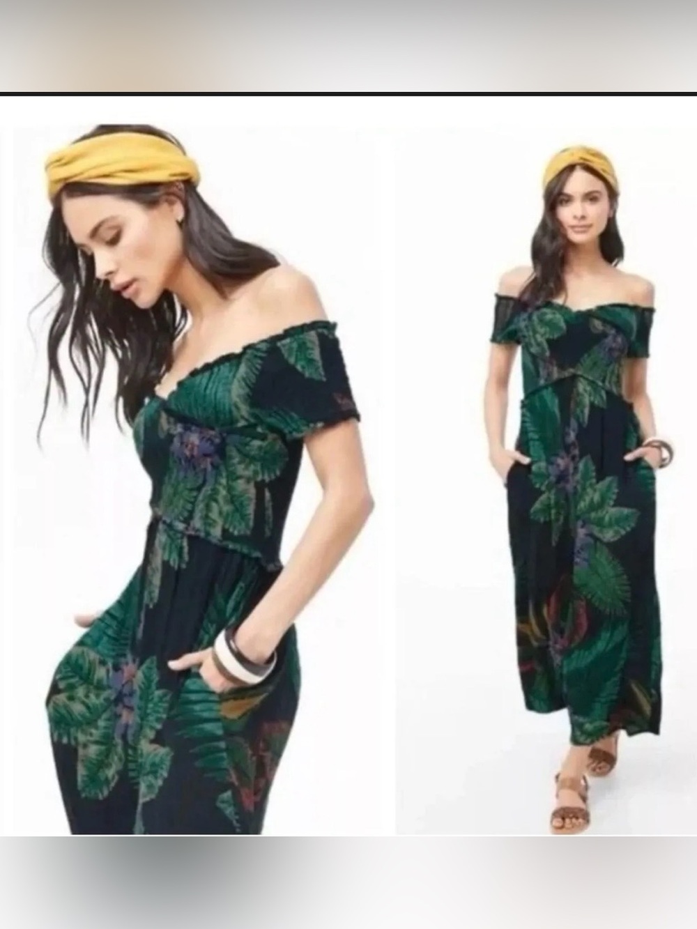 Patrons of Peace Off the Shoulder Romper
